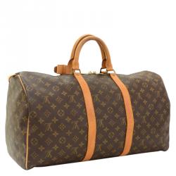 Pre Owned Louis Vuitton Monogram Canvas Keepall 50