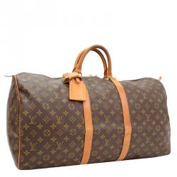Pre Owned Louis Vuitton Monogram Canvas Keepall 55