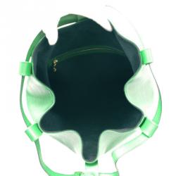 مملوكة مسبقًا Louis Vuitton Borneo Green Epi Leather Randonnee Backpack GM