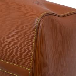 Pre Owned Louis Vuitton Cipango Gold Epi Leather Keepall 45
