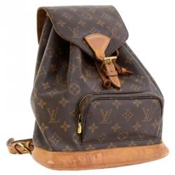 Pre Owned حقيبة ظهر لوي فيتون مونتسوري كانفاس مونوغرامي MM