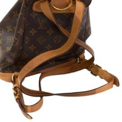 Pre Owned حقيبة ظهر لوي فيتون مون تسوري كانفاس مونوغرامي MM