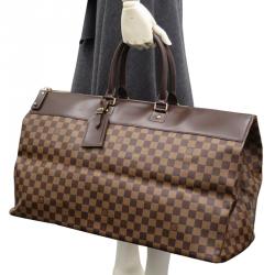Louis Vuitton Greenwich bag in damier canvas with ecru vachette