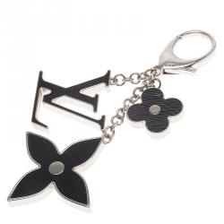Pre Owned Louis Vuitton Black Fleur D'epi Bag Charm
