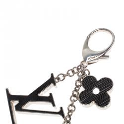 Pre Owned Louis Vuitton Black Fleur D'epi Bag Charm