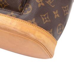 Pre Owned حقيبة ظهر لوي فيتون مونسوري كانفاس مونوغرامي MM