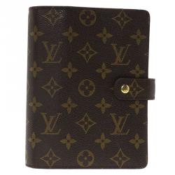 Louis+Vuitton+Monogram+Large+Ring+Agenda+Cover for sale online