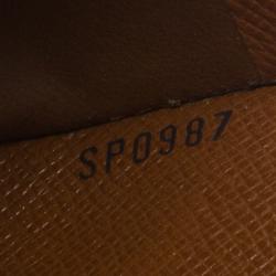 Pre Owned جراب مفكرة لوي فيتون حلقة متوسطة كانفاس مونوغرامي