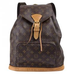 Pre Owned Louis Vuitton Monogram Canvas Montsouris Backpack GM