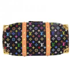 Pre Owned حقيبة لوي فيتون كيبال 45 كانفاس أسود مونوغرامي متعدد الألوان