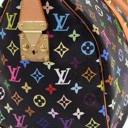 Pre Owned حقيبة لوي فيتون كيبال 45 كانفاس أسود مونوغرامي متعدد الألوان
