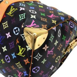 Pre Owned حقيبة لوي فيتون كيبال 45 كانفاس أسود مونوغرامي متعدد الألوان