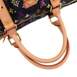 Pre Owned حقيبة لوي فيتون كيبال 45 كانفاس أسود مونوغرامي متعدد الألوان