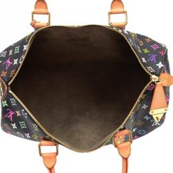 Pre Owned حقيبة لوي فيتون كيبال 45 كانفاس أسود مونوغرامي متعدد الألوان