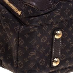 Pre Owned Louis Vuitton Fusain Monogram Mini Lin Sac a Langer Diaper Bag