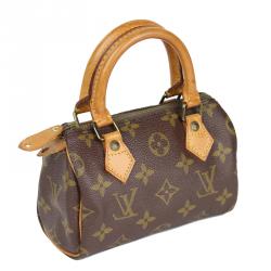 Pre Owned حقيبة لوي فيتون ميني كانفاس مونوغرامي HL