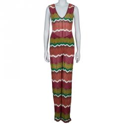M Missoni Multicolor Zig Zag Jumpsuit S