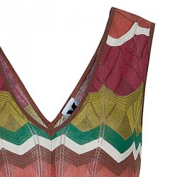 M Missoni Multicolor Zig Zag Jumpsuit S
