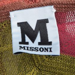 M Missoni Multicolor Zig Zag Jumpsuit S