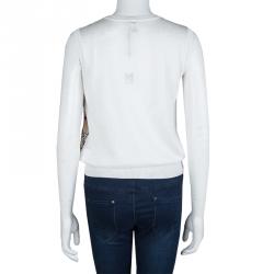 مملوكة مسبقًا M Missoni Multicolor Circus Print Sleeveless Knit Top M