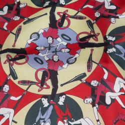 مملوكة مسبقًا M Missoni Multicolor Circus Print Sleeveless Knit Top M