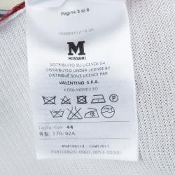 مملوكة مسبقًا M Missoni Multicolor Circus Print Sleeveless Knit Top M