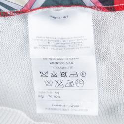 مملوكة مسبقًا M Missoni Multicolor Circus Print Sleeveless Knit Top M