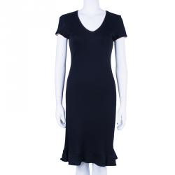 Pre Owned M Missoni Black Stretch Dress S