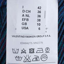 Pre Owned M Missoni Multicolor Knot Detail Dress M