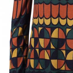 مملوكة مسبقًا فستان أم ميزوني متعدد الألوان بأكمام طويلة تريكو S