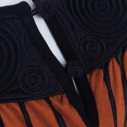 مملوكة مسبقًا فستان أم ميزوني متعدد الألوان بأكمام طويلة تريكو S