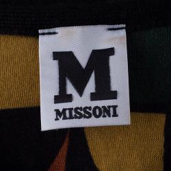 مملوكة مسبقًا فستان أم ميزوني متعدد الألوان بأكمام طويلة تريكو S