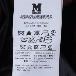 مملوكة مسبقًا فستان أم ميزوني متعدد الألوان بأكمام طويلة تريكو S