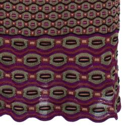 Pre Owned M Missoni Multicolor Flare Dress S