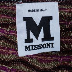 Pre Owned M Missoni Multicolor Flare Dress S