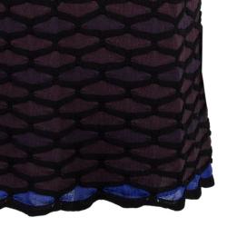 مملوكة مسبقًا فستان أم ميزوني طباعة هندسية متعددة الألوان XL