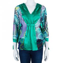 مملوكة مسبقًا بلوزة أم ميزوني متعددة الألوان M