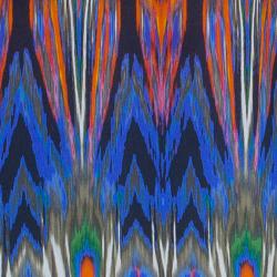 Pre Owned بلوزة أم ميزوني حرير شيفون متعددة الألوان M