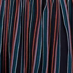 مملوكة مسبقًا M Missoni Criss-Cross Short Sleeve Pleated Multicolor Dress M