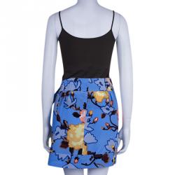 Pre Owned M Missoni Multicolor Print Silk Skirt M