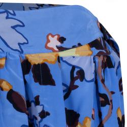 Pre Owned M Missoni Multicolor Print Silk Skirt M