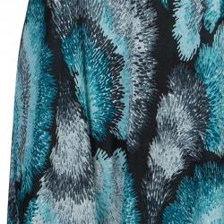 مملوكة مسبقًا M Missoni Blue Print Sleeveless Dress S