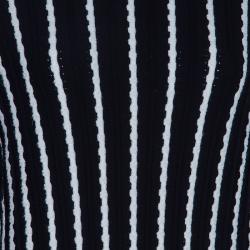 Pre Owned M Missoni Monochrome Knit Top S