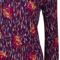 مملوكة مسبقًا توب أم ميزوني تريكو متعدد الألوان أكمام طويلة L