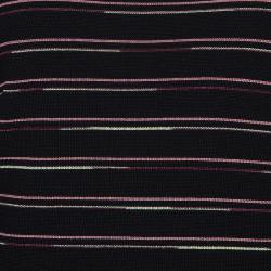 مملوكة مسبقًا فستان أم ميزوني تريكو أسود بتوب مخطط L