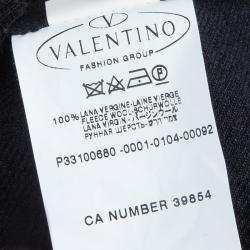 مملوكة مسبقًا فستان أم ميزوني تريكو أسود بتوب مخطط L