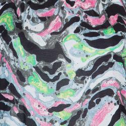 Pre Owned M Missoni Multicolor Lace Trim Top S