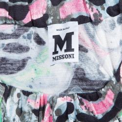 Pre Owned M Missoni Multicolor Lace Trim Top S