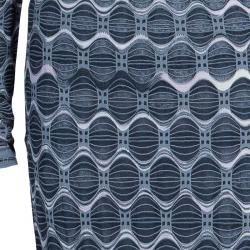 مملوكة مسبقًا M Missoni Black Knit Long Sleeve Maxi Dress L