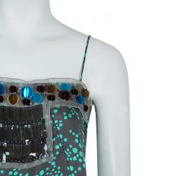 Pre Owned M Missoni Multicolor Dotted Dress M